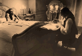 Mozart in his deathbed